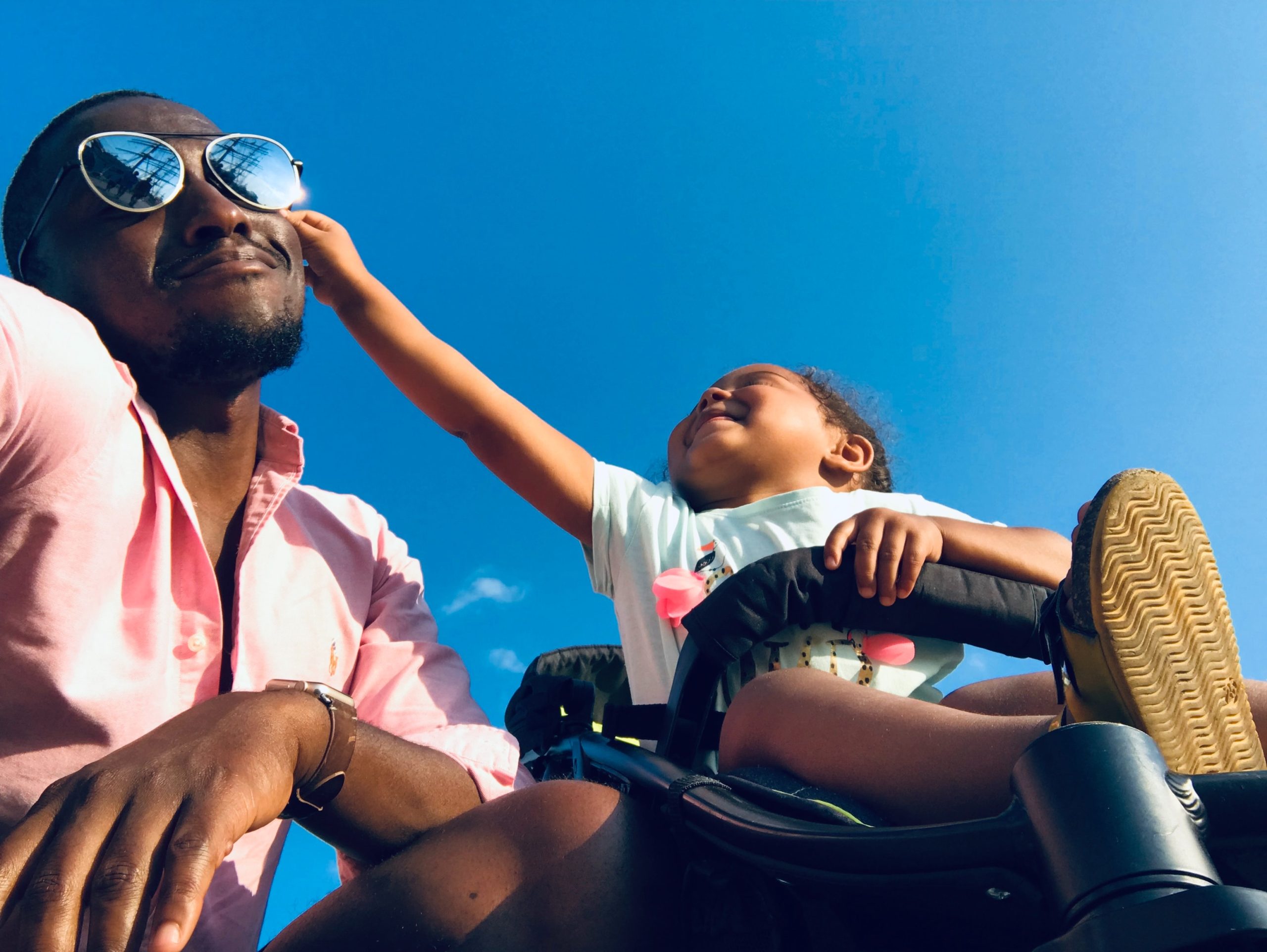 Father-picture father and child